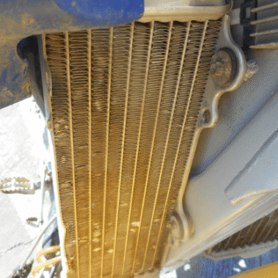 HUSQVARNA TE450 RIGHT RADIATOR RAD TE 450 2006 '06 used motorcycle parts Vic Motorcycle Wreckers